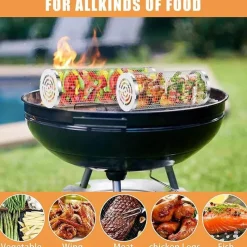 Tom Küche & Esszimmer-Grillkorb für Fisch und Gemüse – Unverzichtbares Grillwerkzeug für perfektes Grillen