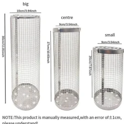 Tom Küche & Esszimmer-Grillkorb für Fisch und Gemüse – Unverzichtbares Grillwerkzeug für perfektes Grillen