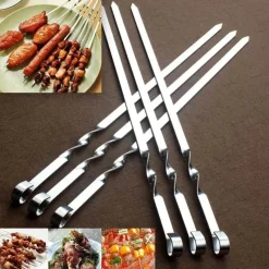 Tom Küche & Esszimmer-Grillspieße aus Edelstahl – Grillwerkzeuge für den Außenbereich