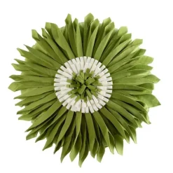 Pillow Haven Bettzeug-Grünes Blumensofakissen Kissenbezug - Home Decor Quadratisches Kissen