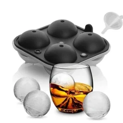 The Cozy Mug Küche & Esszimmer-Große Eisballform – perfekt für Cocktails und Whiskey-Getränke