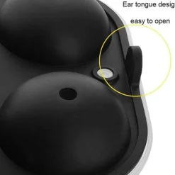 The Cozy Mug Küche & Esszimmer-Große Eisballform – perfekt für Cocktails und Whiskey-Getränke