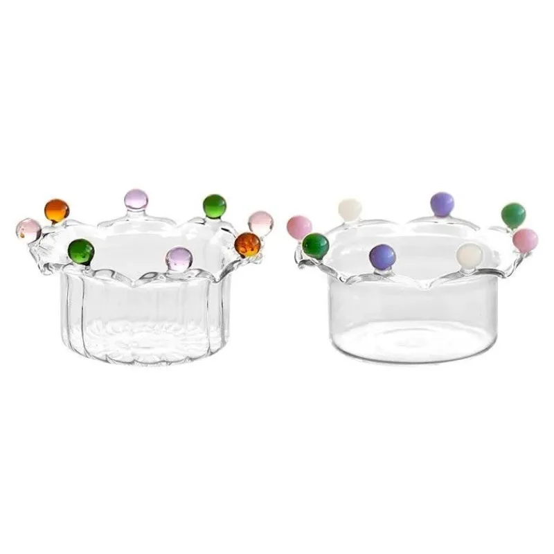 Plates u0026 More Küche & Esszimmer-Große Obstschale aus klarem Glas – vielseitige Snack- und Dessertschale