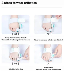 The Relaxation Nook Gesundheits-Gadgets|Gesundheits- Und Entspannungstools-Großzehen-Geradehalter – Einstellbare Fußpflegelösung