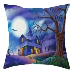 Cozy Haven Bettzeug-Gruselige Halloween-Kissenbezüge – Dekorative, gruselige Heimdekoration