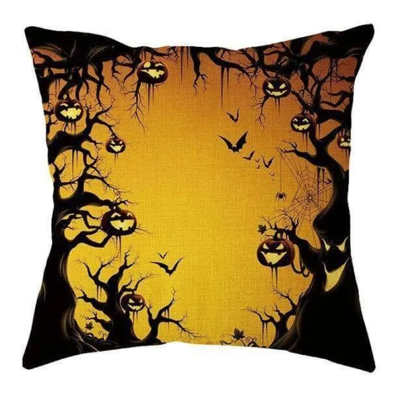 Cozy Haven Bettzeug-Gruselige Halloween-Kissenbezüge – Dekorative, gruselige Heimdekoration
