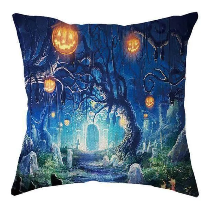 Cozy Haven Bettzeug-Gruselige Halloween-Kissenbezüge – Dekorative, gruselige Heimdekoration