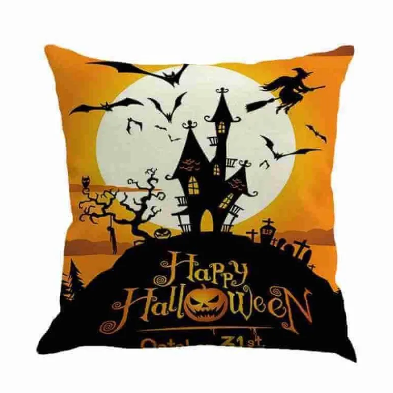 Cozy Haven Bettzeug-Gruseliges Haus Halloween Kissenbezüge