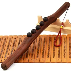 The Relaxation Nook Massageprodukte|Gesundheits-Gadgets-Gua Sha Massagegerät aus Holz – Werkzeug zur Linderung von Nacken und Schultern