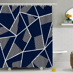 Aqua Essence Badezimmer-Ägyptischer Duschvorhang – Stilvolles, von Kleopatra inspiriertes Badezimmerdekor