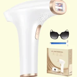 PureGlow Frauenpflege|Körperpflege-Haarentfernungs-Lasergerät, automatische manuelle Modi für Männer und Frauen