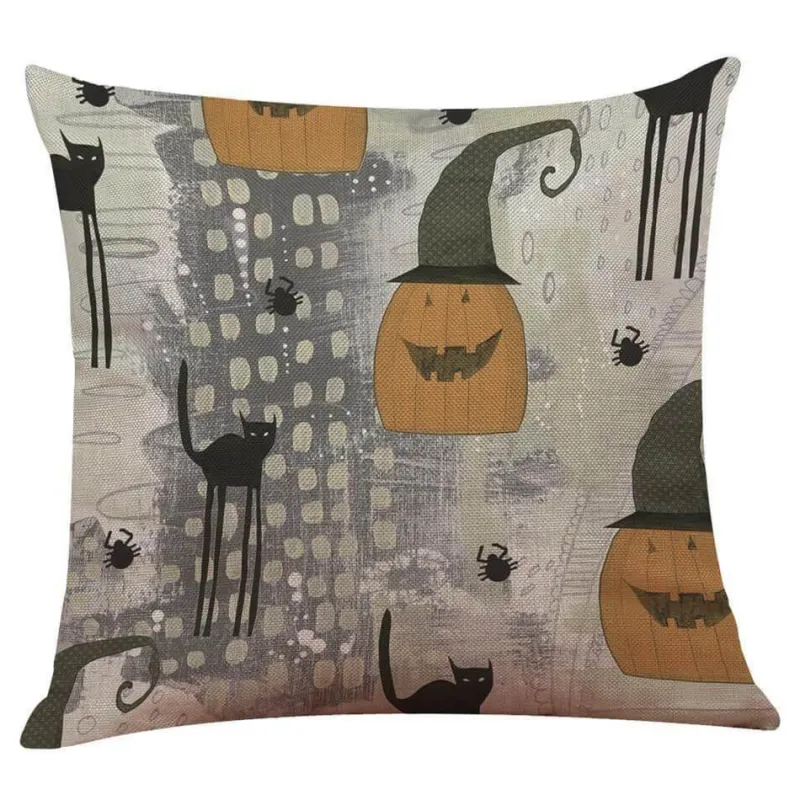 Cozy Haven Bettzeug-Halloween Kürbis Kissenbezüge - Bequemes Baumwolldekor