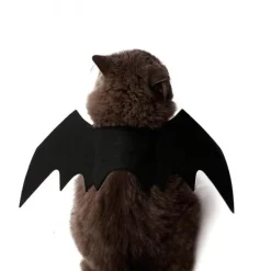 Decor Haustierzubehör-Halloweenkostüm mit Fledermausflügeln für Haustiere – Gruseliges Outfit für Haustiere