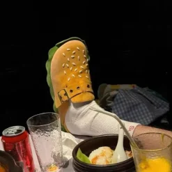 Damen Wilderness Haven Herrenschuhe|Damenschuhe-Hamburger Strandpantoffeln – Lustige, lässige Sommerschuhe