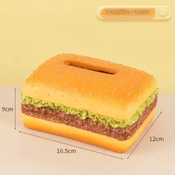 Accent u0026 Adorn Wohndeko-Hamburger Taschentuchhalter - Kreativer Schreibtisch-Organizer
