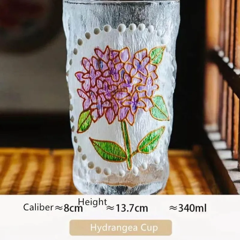 Plates u0026 More Küche & Esszimmer-Handbemalte Teetasse aus Glas – Einzigartiges Weihnachtsgeschenk für Zuhause oder das Büro