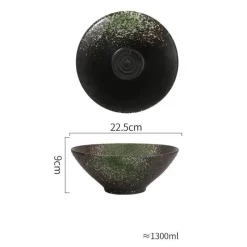 Elegance at the Table Küche & Esszimmer-Handelsübliche Ramenschalen aus Keramik – langlebiges Geschirrset