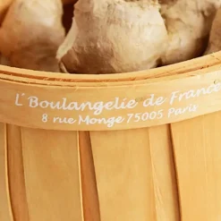 The Culinary Kit Küche & Esszimmer-Handgefertigter Holzkorb - Kunsthandwerkerdekor im französischen Marktstil