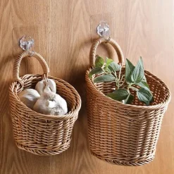 Space Savvy Küche & Esszimmer-Handgefertigter Yama-Korb – stilvolle gewebte Aufbewahrungslösung