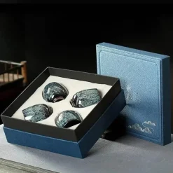 Plates u0026 More Küche & Esszimmer-Handgefertigtes Keramikbecher-Set – Einzigartiges Trinkgeschirr für Kaffee und Tee in Geschenkbox