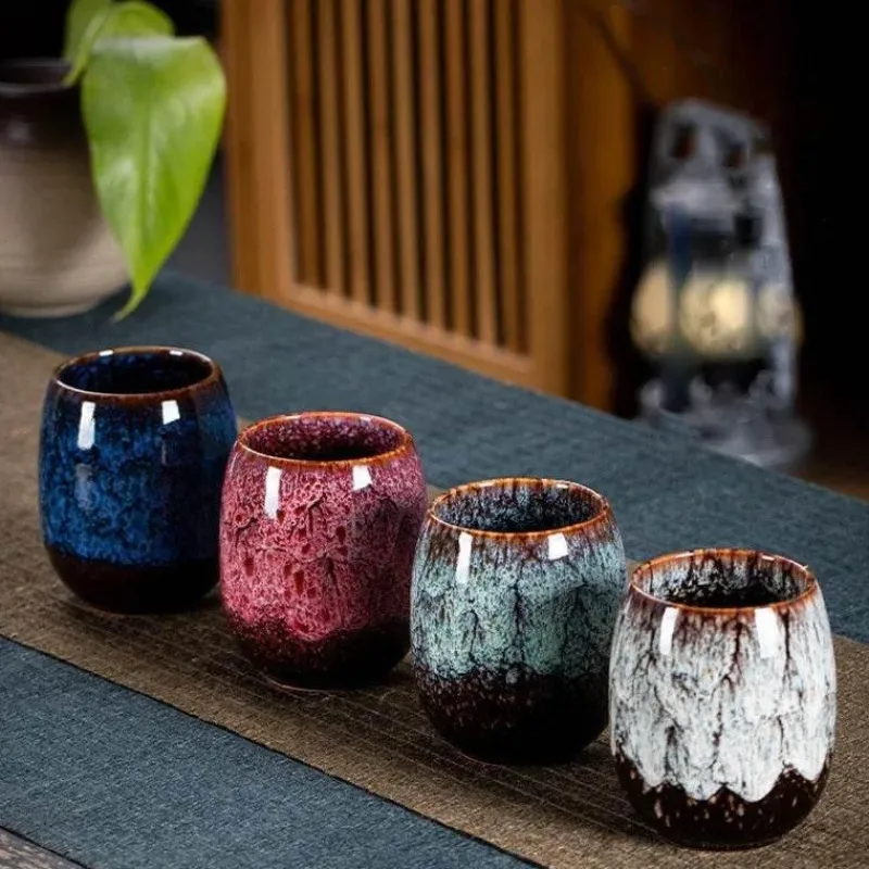 Plates u0026 More Küche & Esszimmer-Handgefertigtes Kung-Fu-Teetassen-Set aus Keramik – Trinkgeschirr aus Porzellan