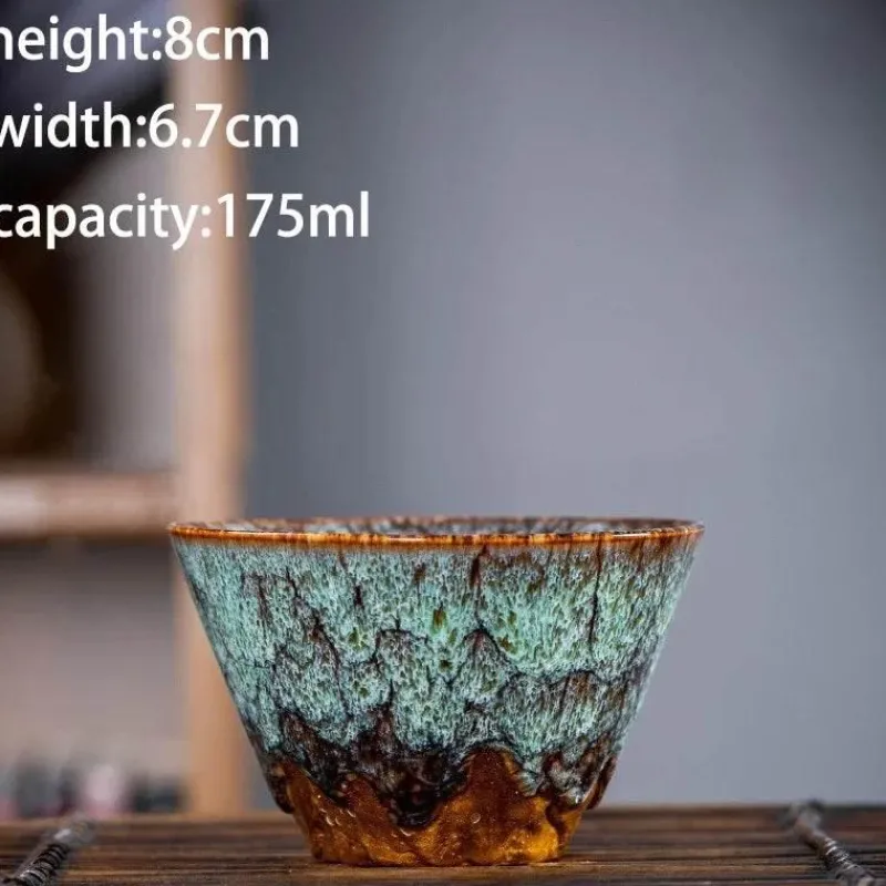 Plates u0026 More Küche & Esszimmer-Handgefertigtes Kung-Fu-Teetassen-Set aus Keramik – Trinkgeschirr aus Porzellan