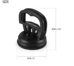 Cozy Living Heimwerkzeuge-Handgehaltener Vakuum-Saugnapf – rundes Design aus Aluminiumlegierung