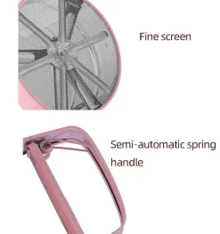 The Culinary Kit Küche & Esszimmer-Handgehaltenes halbautomatisches Mehlsieb – Küchen- und Backwerkzeug