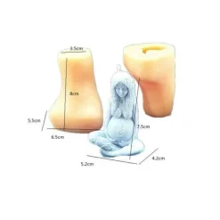 The Gilded Nest Gadgets Für Zuhause-Handgemachte Mutter Erde Kerzenform - Umweltfreundliche Kerzenherstellung