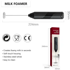 Tom Küche & Esszimmer-Handlicher Milchaufschäumer und Kaffeemixer für schaumige Getränke