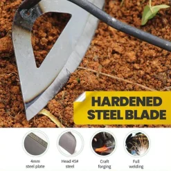 Cozy Living Heimwerkzeuge-Handschaufelrechen aus hohlem Stahl – vielseitiges Gartenwerkzeug