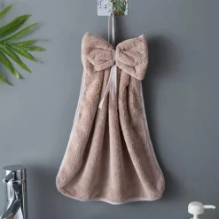 Tom Küche & Esszimmer-Handtücher aus Korallensamt – weiche, schnelltrocknende Mikrofasertücher