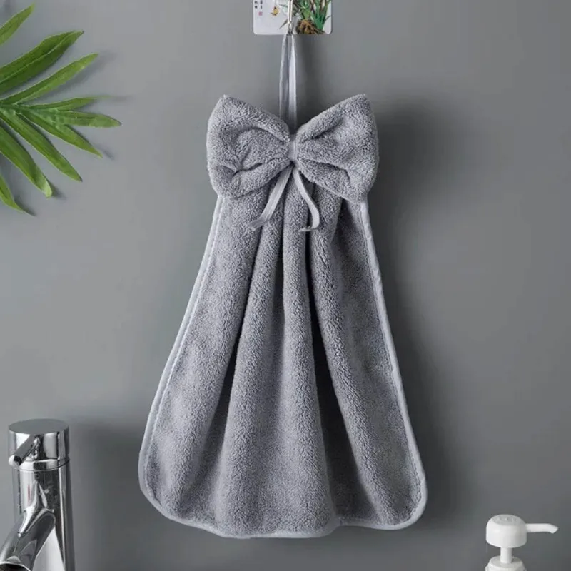 Tom Küche & Esszimmer-Handtücher aus Korallensamt – weiche, schnelltrocknende Mikrofasertücher