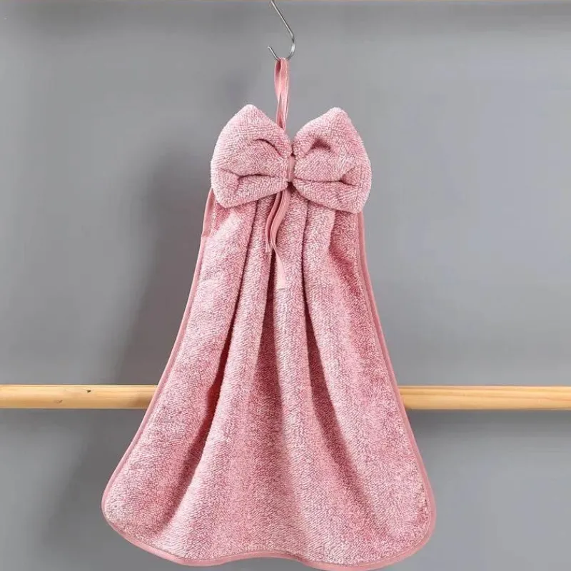 Tom Küche & Esszimmer-Handtücher aus Korallensamt – weiche, schnelltrocknende Mikrofasertücher