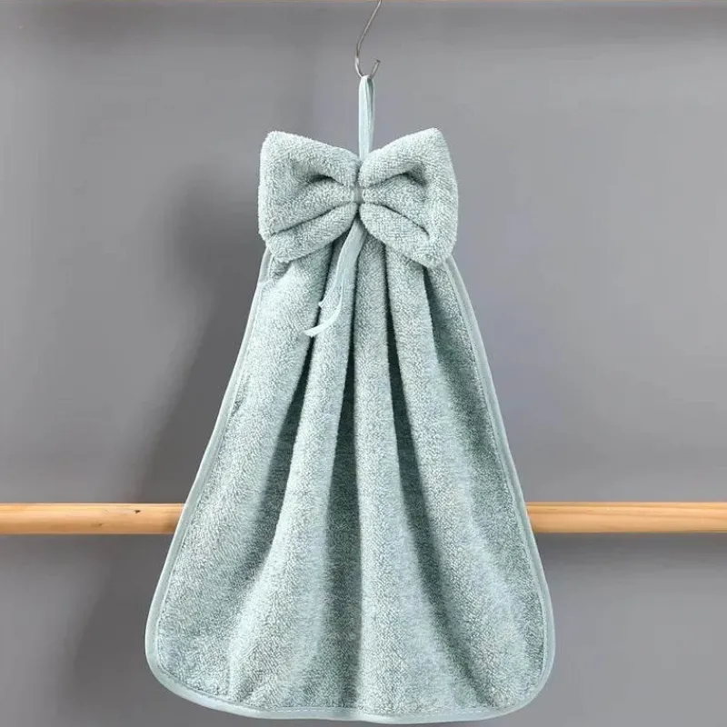 Tom Küche & Esszimmer-Handtücher aus Korallensamt – weiche, schnelltrocknende Mikrofasertücher