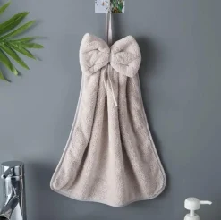 Tom Küche & Esszimmer-Handtücher aus Korallensamt – weiche, schnelltrocknende Mikrofasertücher