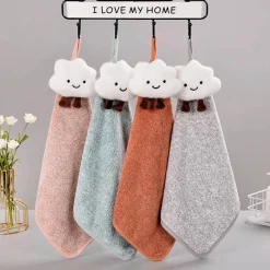 Tom Küche & Esszimmer-Handtuch aus Bambuskohle – antibakterielles, weiches Küchen- und Badetuch