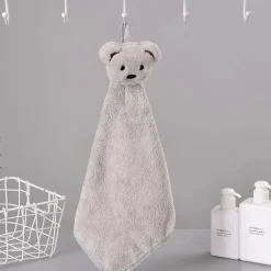 Tom Küche & Esszimmer-Handtuch mit Cartoon-Kaninchen – weiches, schnell trocknendes und saugfähiges Frottee-Handtuch aus Korallenvlies