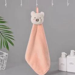 Tom Küche & Esszimmer-Handtuch mit Cartoon-Kaninchen – weiches, schnell trocknendes und saugfähiges Frottee-Handtuch aus Korallenvlies