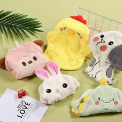 Tom Küche & Esszimmer-Handtuch mit Cartoon-Tiermotiv – saugfähiges Bade- und Küchentuch für Kinder