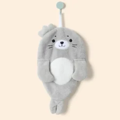 Tom Küche & Esszimmer-Handtuch mit Cartoon-Tiermotiv – saugfähiges Bade- und Küchentuch für Kinder