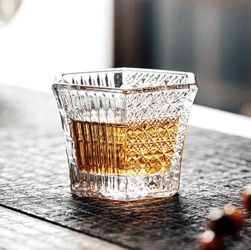 Feast Essentials Küche & Esszimmer-Hatch 44-Oz-Kristallglas – Elegantes Trinkgeschirr