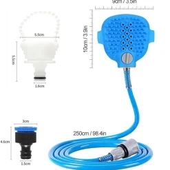 Furendo Haustierzubehör|Reinigungswerkzeuge Für Haustiere-Haustier-Bademassagegerät – 2-in-1-Pflege- und Entspannungswerkzeug