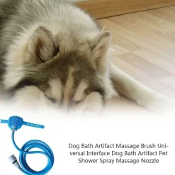 Furendo Haustierzubehör|Reinigungswerkzeuge Für Haustiere-Haustier-Bademassagegerät – 2-in-1-Pflege- und Entspannungswerkzeug