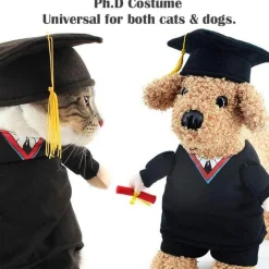 Decor Haustierzubehör-Haustier-Professor-Kostüm – Süßes Tierlehrer-Outfit