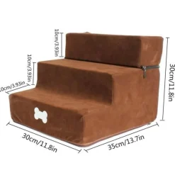 Furendo Haustierzubehör|Reinigungswerkzeuge Für Haustiere-Haustier-Rampenkissen - Weiche Haustier-Stützmatte