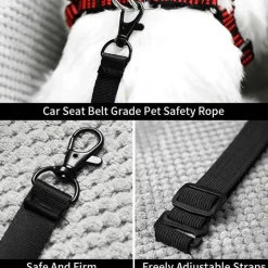 Furendo Haustierzubehör|Reinigungswerkzeuge Für Haustiere-Haustiersichere Armlehnenhalterung fürs Auto – Reisehalter für Hunde und Katzen