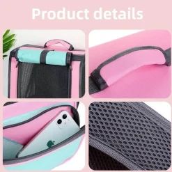 Furendo Haustierzubehör|Reinigungswerkzeuge Für Haustiere-Haustier-Tragerucksack – Atmungsaktive Reisetasche für Hunde und Katzen