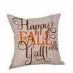 Plush Perch Bettzeug-Herbst Kissenbezüge - Happy Fall Dekohüllen