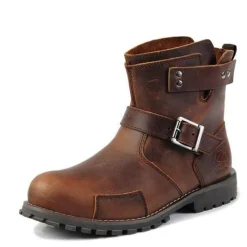 Herren Decor Herrenschuhe-Herren Winterstiefel aus Leder - New England Style